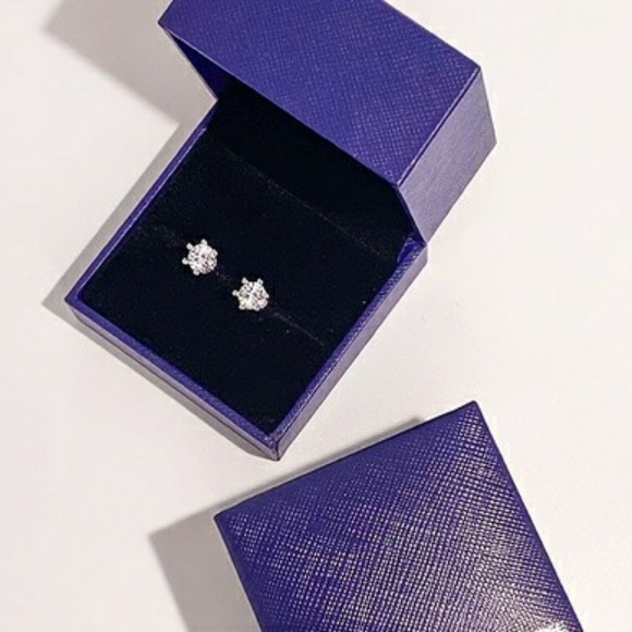 SEVENDEGREE 925 Sterling Silver Round Earrings - Picture 6 of 7